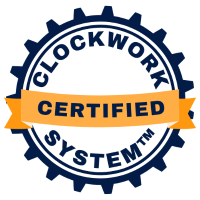 Clockwork System Certified badge — Yasnay Montalvo Certified Clockwork Partner